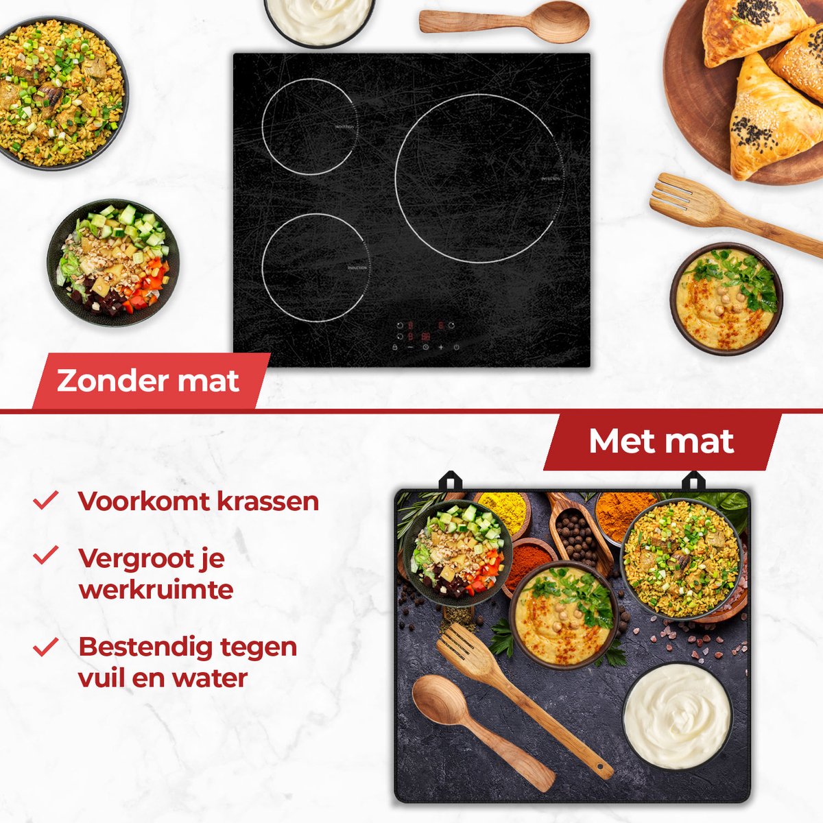 Voordelen van een inductie mat kruiden en specerijen