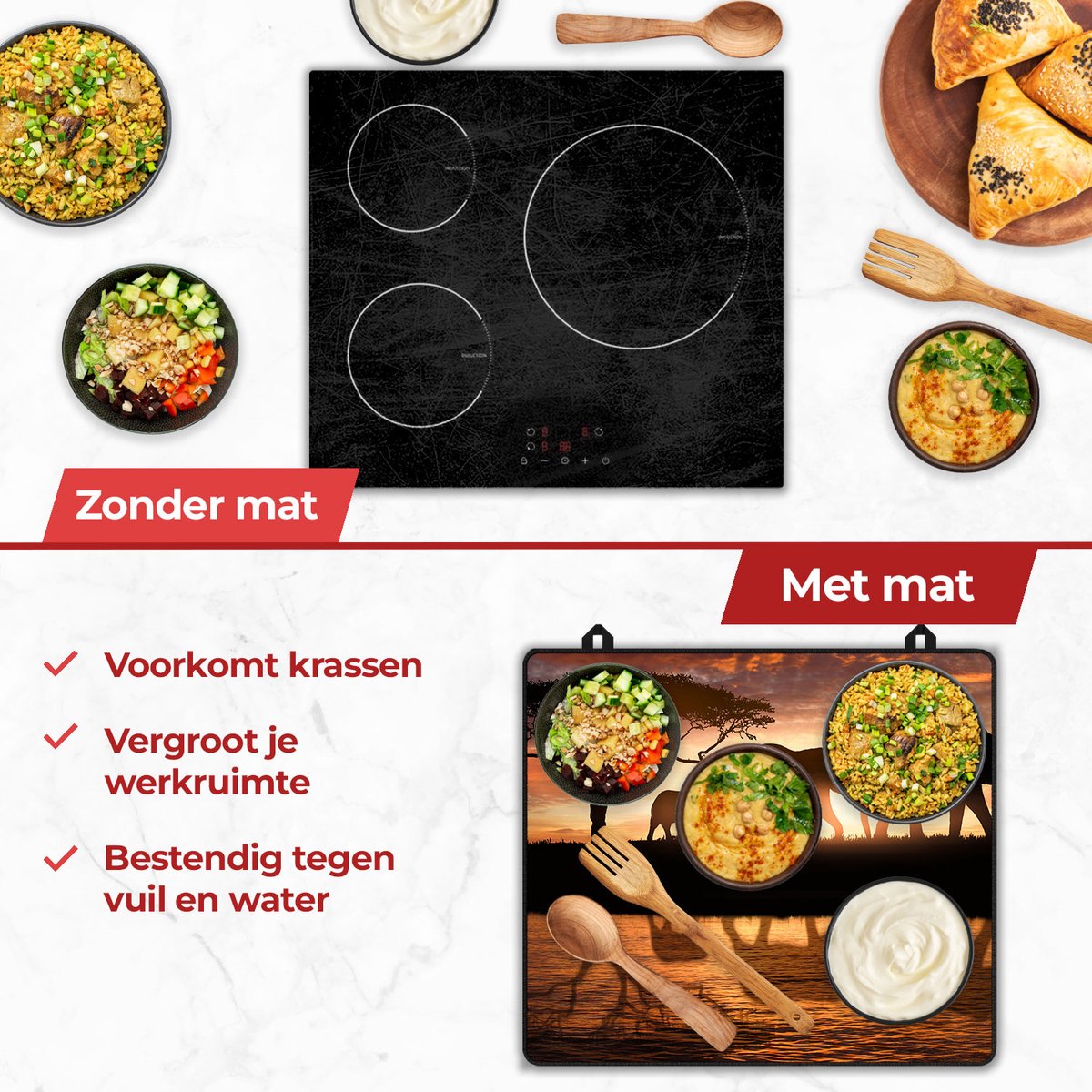 Voordelen van een inductie mat olifanten